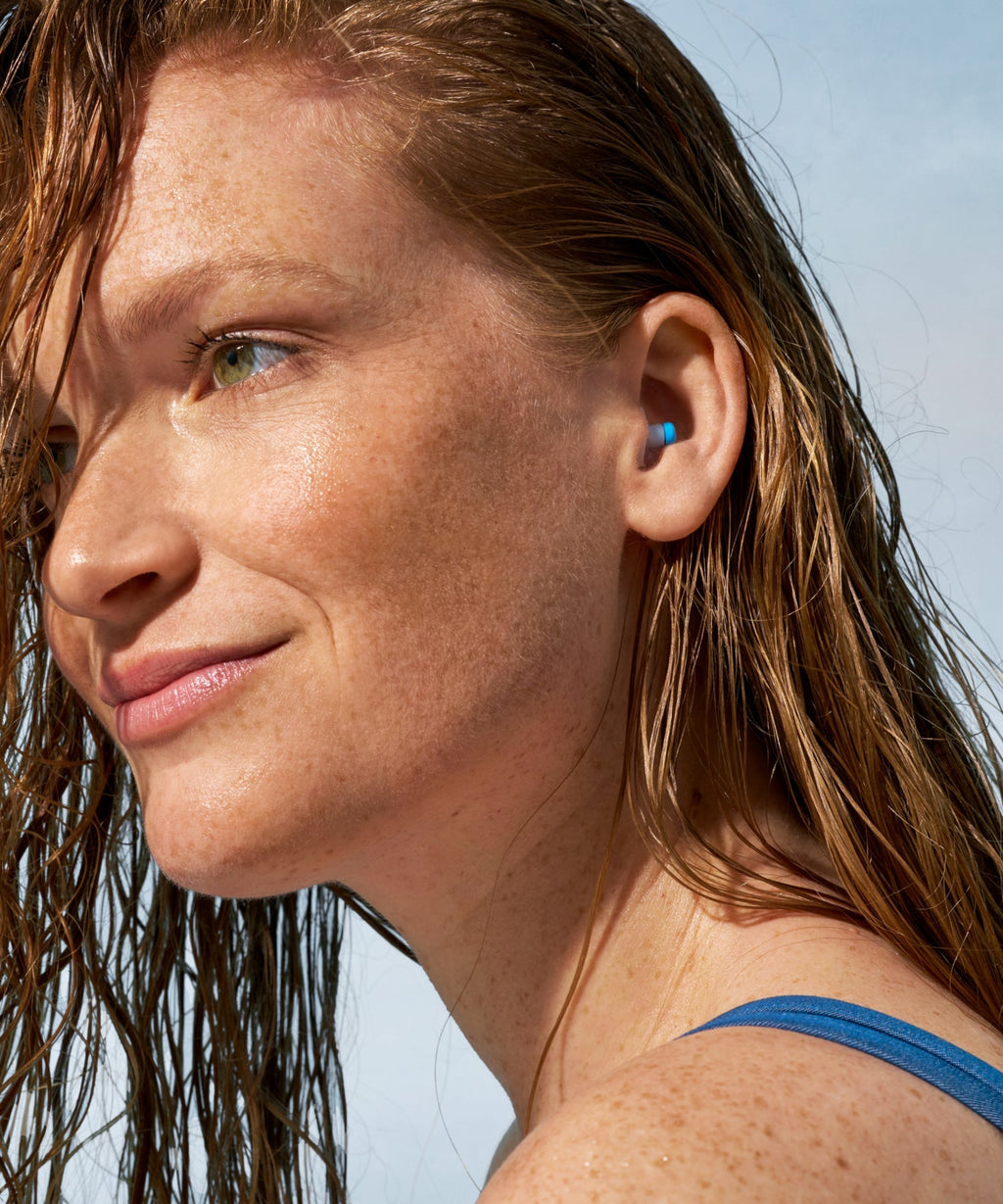 utilisation des bouchons d’oreilles Alpine SwimSafe