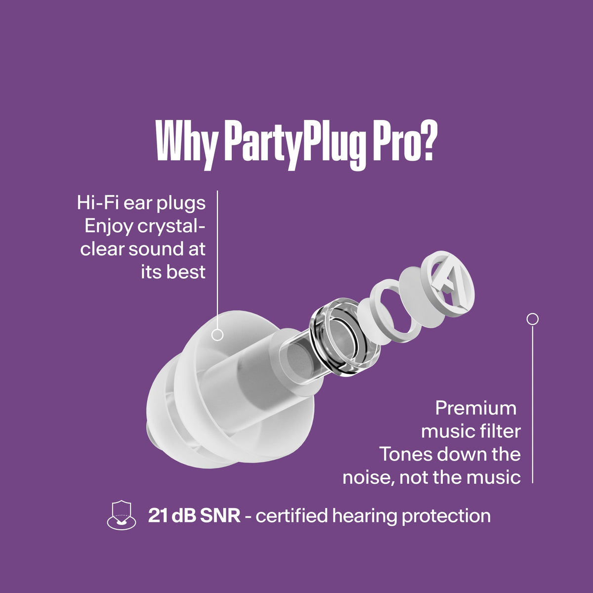 Alpine PartyPlug Pro #color_transparent #lang_en