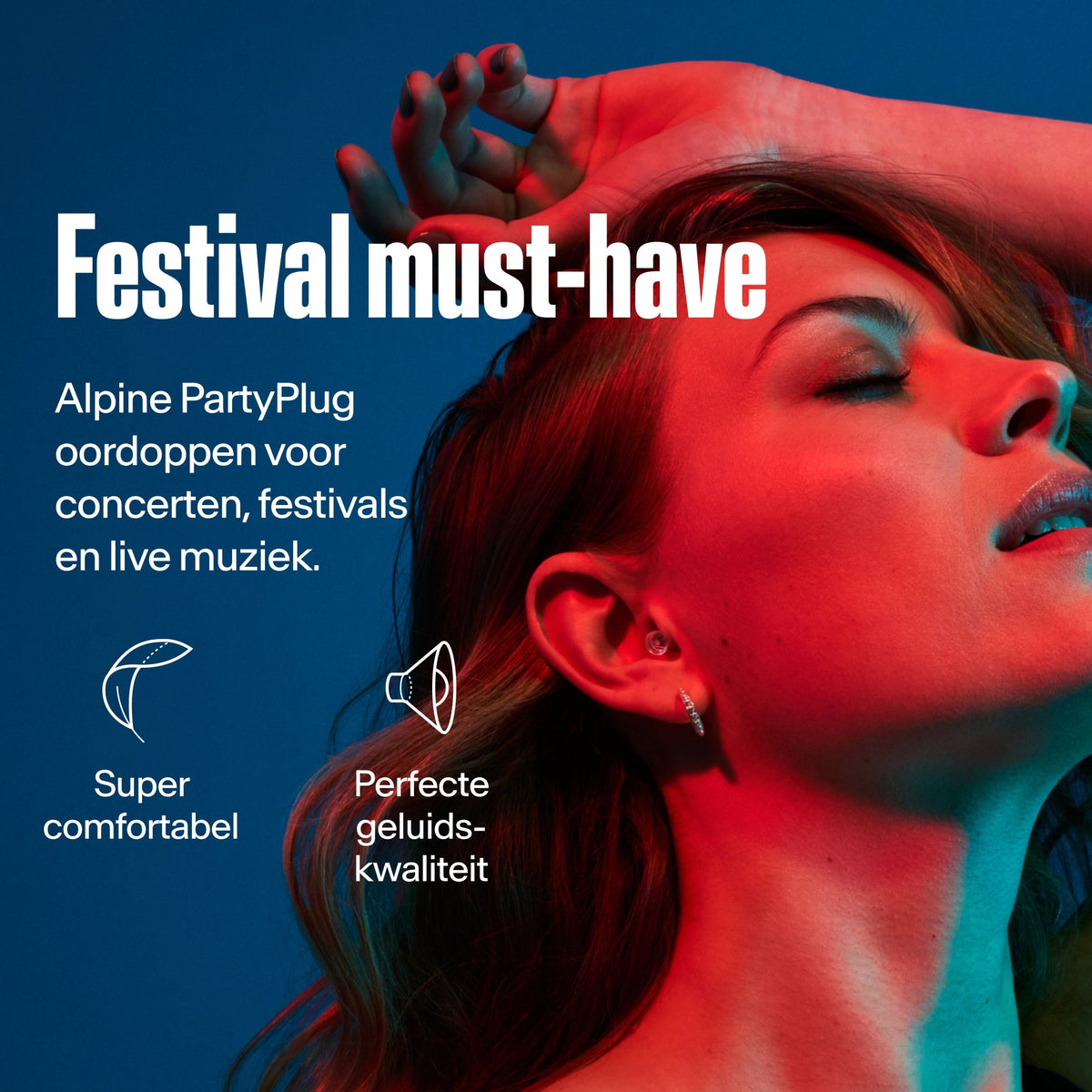 Alpine PartyPlug festivaloordoppen transparant #color_transparent #lang_nl